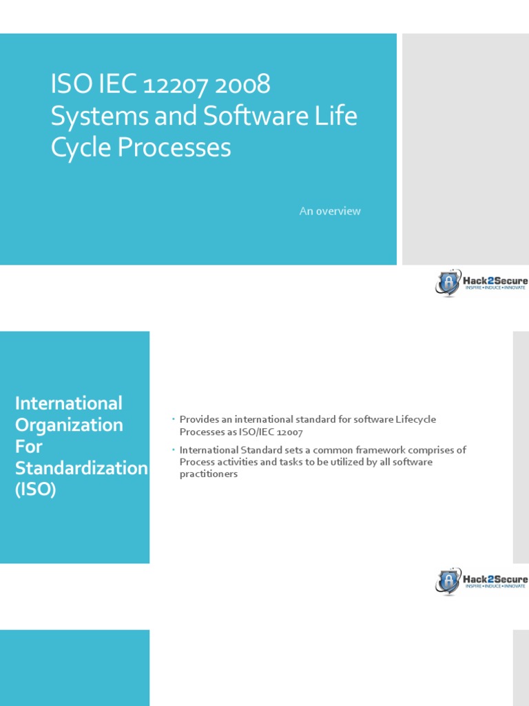 ISO IEC 12207 2008 Systems and Software Life Cycle Process | Risk ...