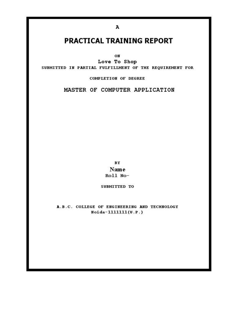Practical Training Report on EMart Project | PDF | Java (Programming ...