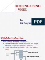 FSM Modeling Using VHDL: Dr. Gaganpreet Kaur