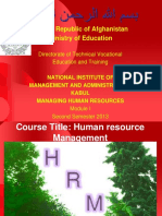 HRM Module No 1