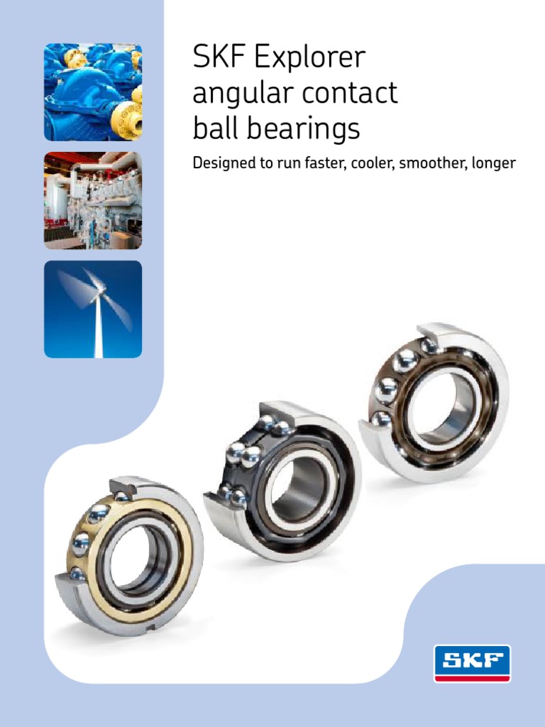 SKF Explorer ACBB - 10572 - EN PDF | PDF | Bearing (Mechanical ...