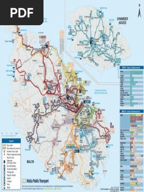 Malta Bus Routes Map Malta Bus-Route-Map-Hr Pdf | Pdf
