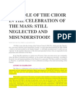 THE ROLE OF THE CHOIR IN THE CELEBRATION OF THE MASS.pdf