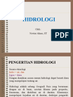 Hidrologi: Oleh: Noviar Akase, ST