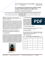 Experimental Analysis and Statistical Optimization of Effect of Heat Treatment Distortion in DIP Variation in An Idler Gear
