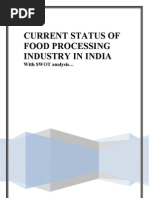 Download Current Status of Food Processing Industry by Amit Kumar SN35958478 doc pdf