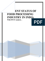 Current Status of Food Processing Industry