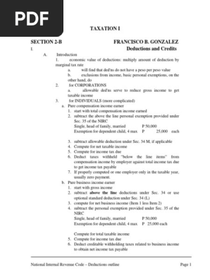 Income Tax Ded-cre 12-13