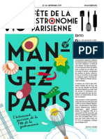 Programme Mangez Paris 2017