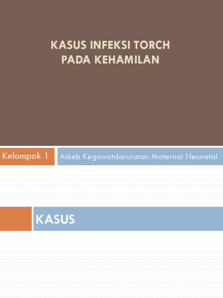 Infeksi TORCH dalam Kehamilan 40 Tahun | PDF
