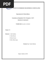 Relatorio de Materiais de Construcao 2 - Aço para a construção