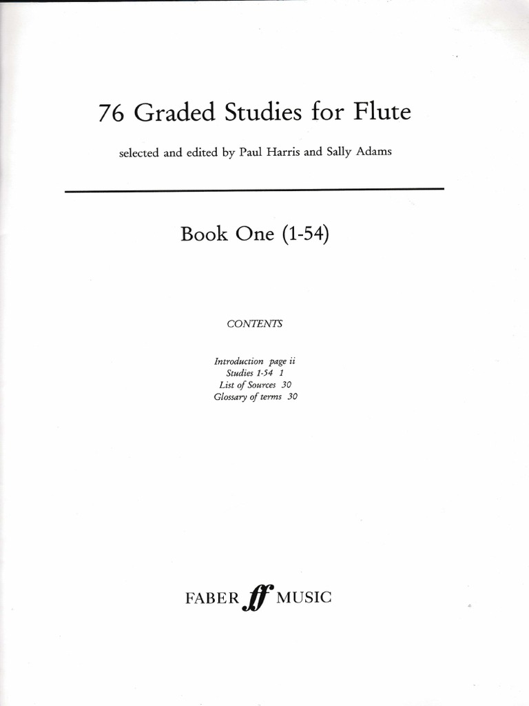 76 Graded Studiea For Flute Book One PDF