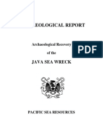 Archaeological Report: Java Sea Wreck