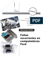 Fallas Recurrentes en Computadoras Ford