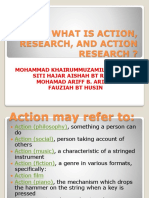 What Is Action, Research, and Action Research ?