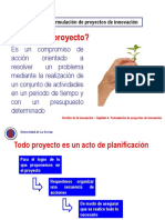 Formulación de Proyectos de Innovación