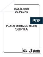 Catálogo de peças para plataforma de milho Supra