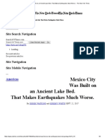 Mexico City Was Built on an Ancient Lake Bed. That Makes Earthquakes Much Worse