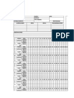 Hoja de Control de Temperatura