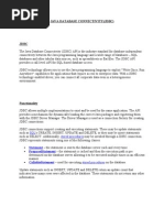 Java Database Connectivity
