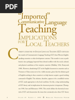 Imported Communicative Language Teaching