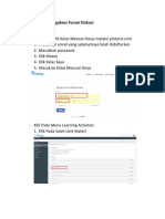 Langkah Untuk Mengakses Forum Diskusi