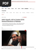 Hafiz Saeed's JuD To Contest 2018 General Elections in Pakistan - News18