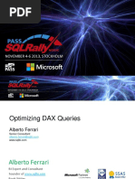 Alberto Ferrari - Optimizing DAX Queries