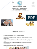 Derecho Laboral Primer Sesion