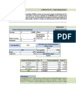 EJERCICIOS EXCEL COSTO PROMEDIO PONDERADO (WACC)