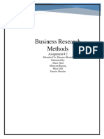 Business Research Methods: Assignment # 2
