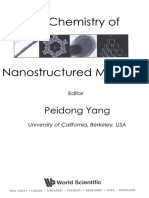 Peidong Yang Chemistry of Nanostructured Materials