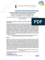 Chitosan Nanoparticles: Production, Physicochemical Characteristics and Nutraceutical Applications