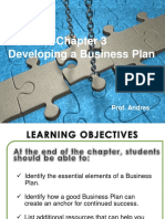 Chapter 3 Developing A Business Plan PDF