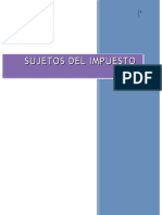 3.1 Sujetos Del Impuesto