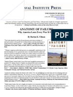 PRESS RELEASE: Anatomy of Failure: Why America Loses Every War It Starts
