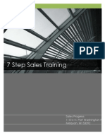 7 Step Sales Training Strategy