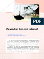 Melakukan Koneksi Internet