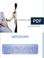 CONTROL PRENATAL: FACTORES DE RIESGO Y EXÁMENES