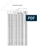 Tabla Liquidación Intereses Moratorios