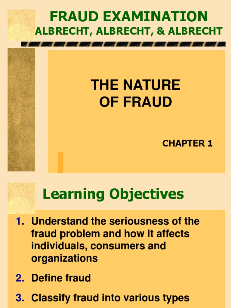 Fraud Examination: Albrecht, Albrecht, & Albrecht | PDF | Fraud | Evidence