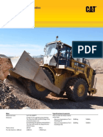 Tractor Topador de Ruedas: Motor Especificaciones de Operación