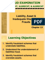 Albrecht, Albrecht, & Albrecht: Liability, Asset & Inadequate Disclosure Frauds