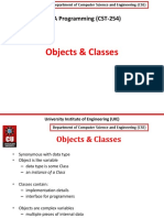 Objects & Classes: JAVA Programming (CST-254)