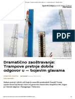 Dramatično Zaoštravanje - Trampove Pretnje Dobile Odgovor u Bojevim Glavama