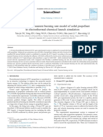 Application of Transient Burning Rate Model of Solid Propellant