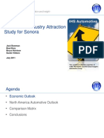 Automotive Industry Attraction Study For Sonora - IHS