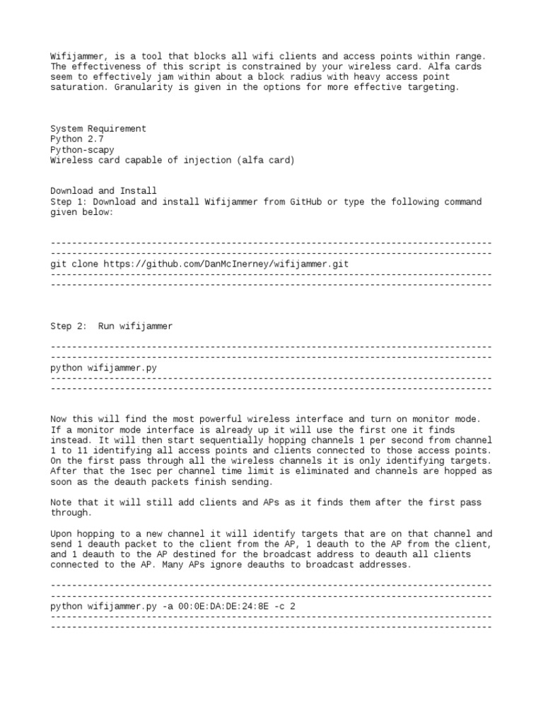 Wifi Jammer PDF Wireless Access Point Wi Fi