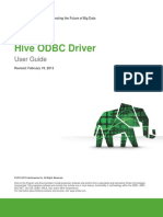Hortonworks Hive ODBC Driver User Guide