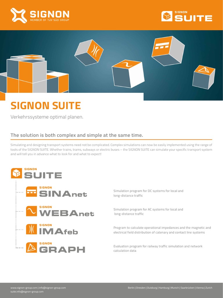 Signon Suite en | PDF | Alternating Current | Rail Transport